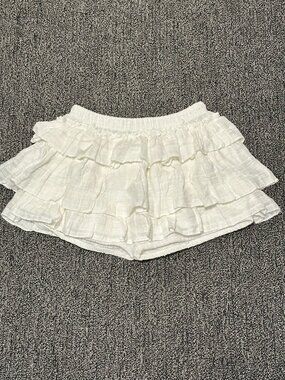 Lewkin Ruffle Tiered Mini Skirt